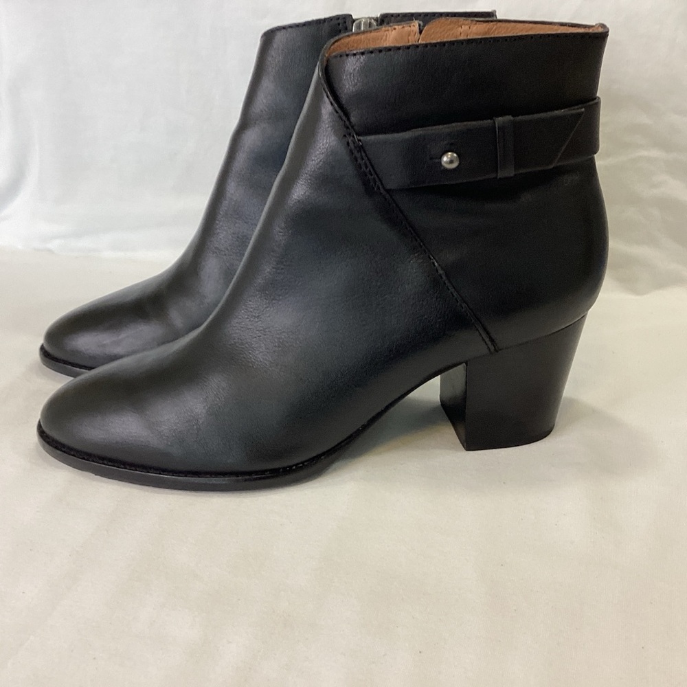 Madewell Black Leather Ankle Booties SZ 8 $179